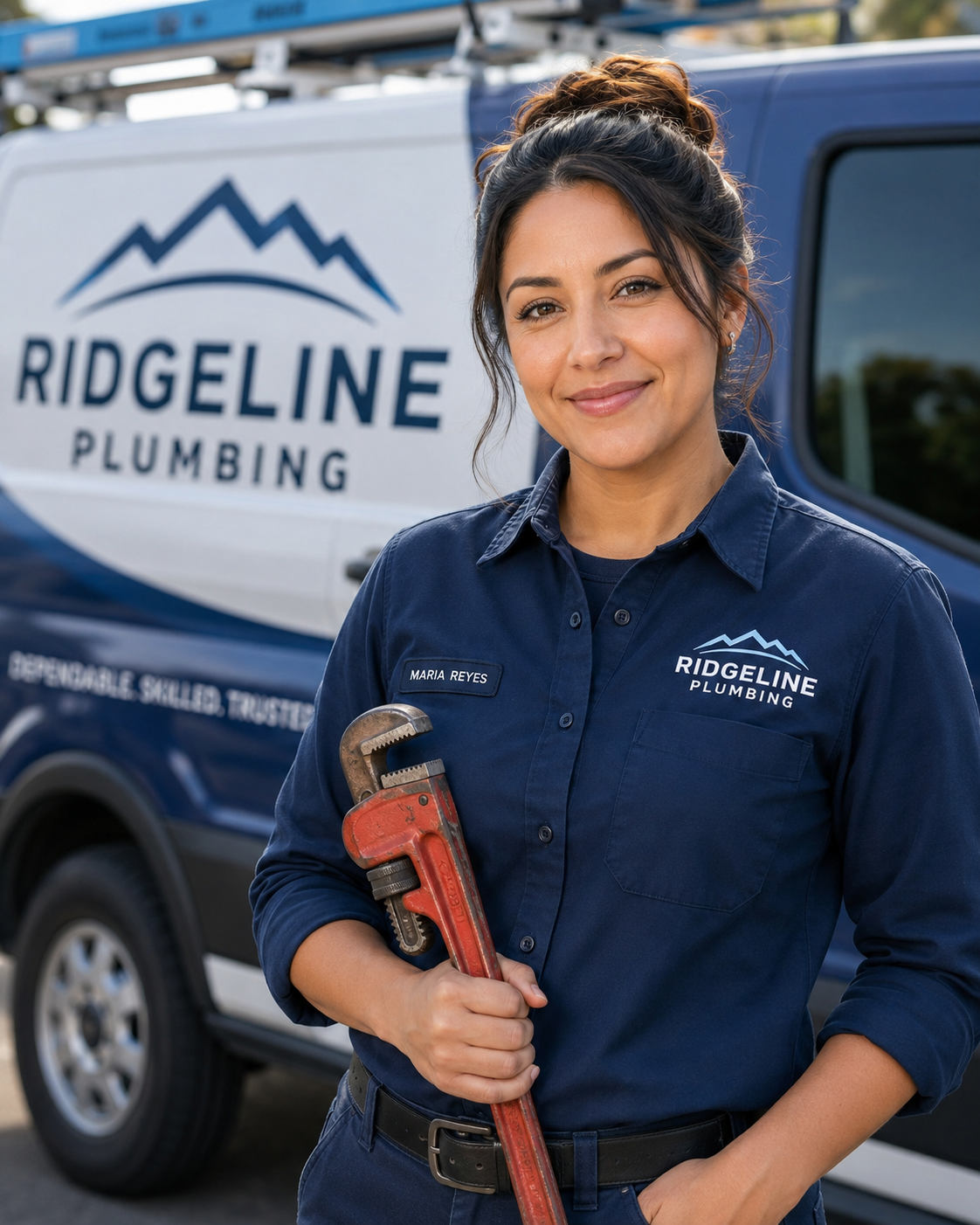 Portrait of Maria Reyes, Lead Service Technician